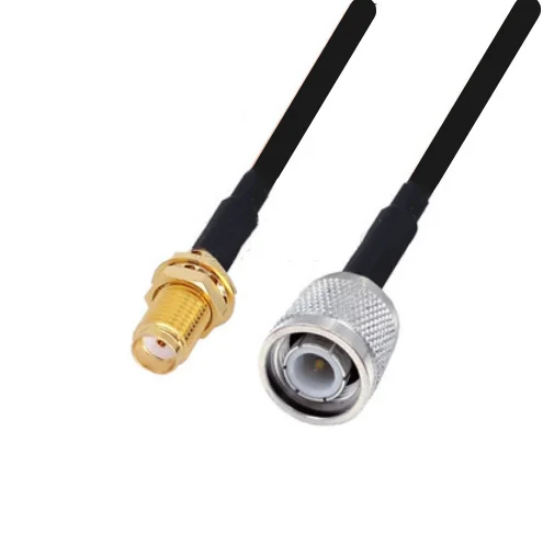 Cable de puente SMA hembra a TNC macho, adaptador RF pigtail RG174