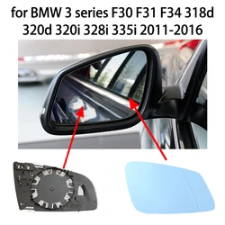 Rearview Wing Mirror Car Left/Right Side Blue Glass Heated for BMW 3 F30 F31 F34 318d 320d 320i 328i 335i 2011-2016 Accessories