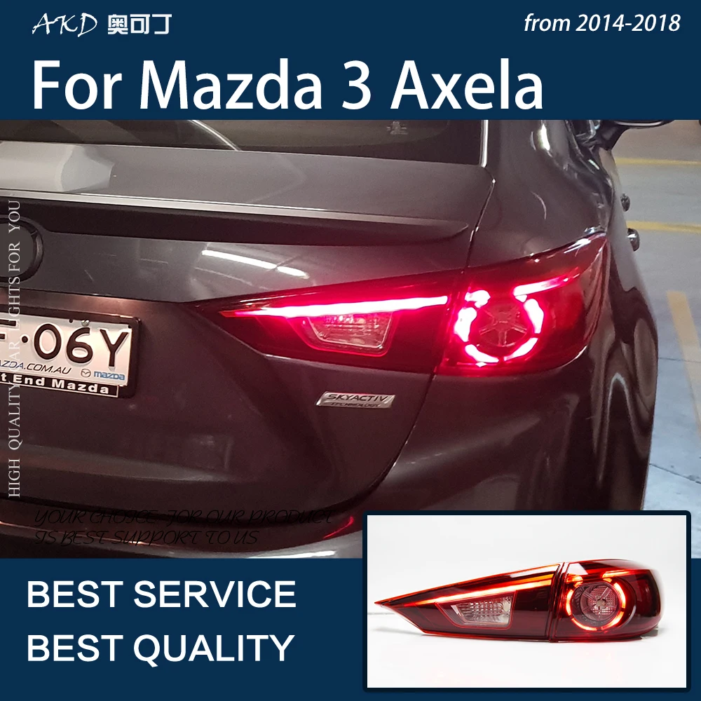 

Car Lights For Mazda 3 Axela Mazda3 2014-2018 LED Auto Taillight Assembly Upgrade Japan Style Signal Lamp Tool Accessories