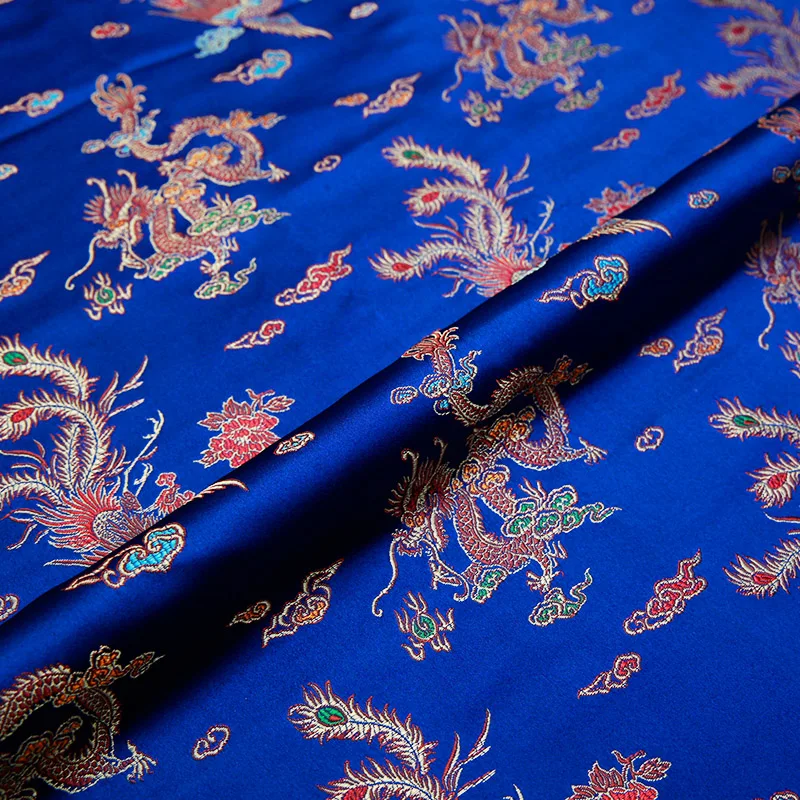 Damask fabric Brocade jacquard fabrics Chinese style vintage clothing material for sewing cheongsam and kimono