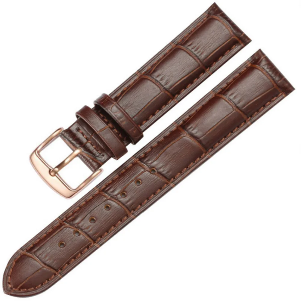 Universal Leather Watch Strap replacement Leather Watchband 12mm 14mm 16mm 18mm 19mm 20mm 21mm 22mm 24mm Watch Band