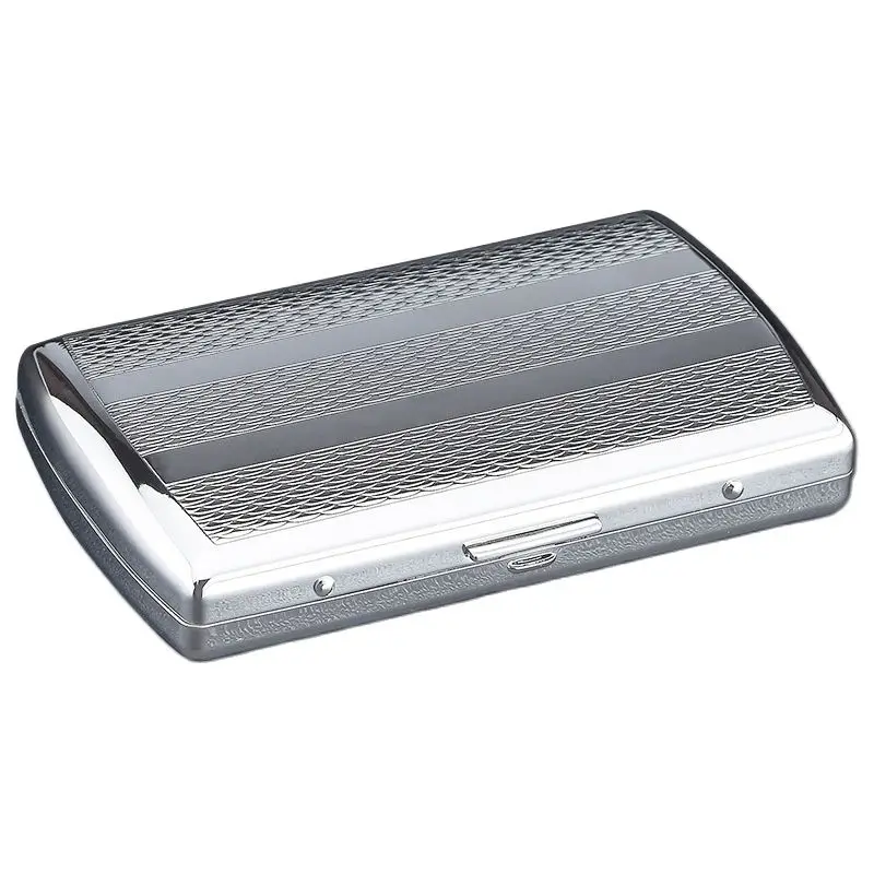 Portable Mini Cigarette Case for Men and Women Stainless Steel Thick 84mm Cigarette 12Pcs