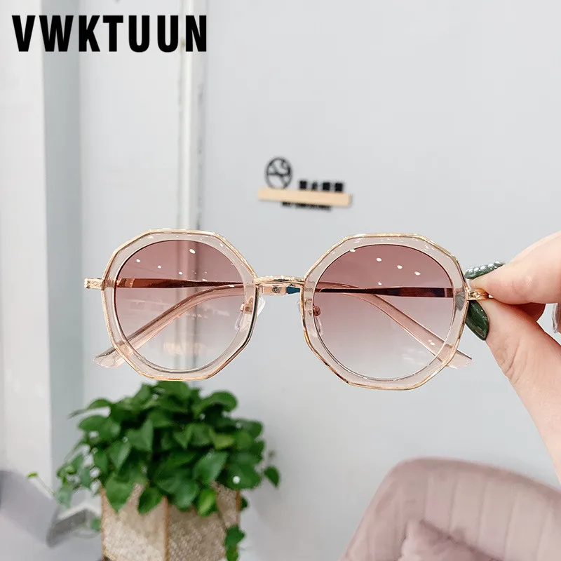 VWKTUUN Sunglasses Children Irregular Shades Outdoor UV400 Sun Glasses For Boys Girls Sport Catwalk Glassses Travelling Sunglass