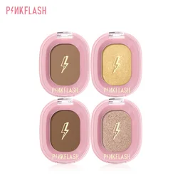 PINKFLASH Makeup Highlighter Matte Contour Powder Shimmer Highlighters Long Lasting Face Bronzer Beauty Highlight Palette