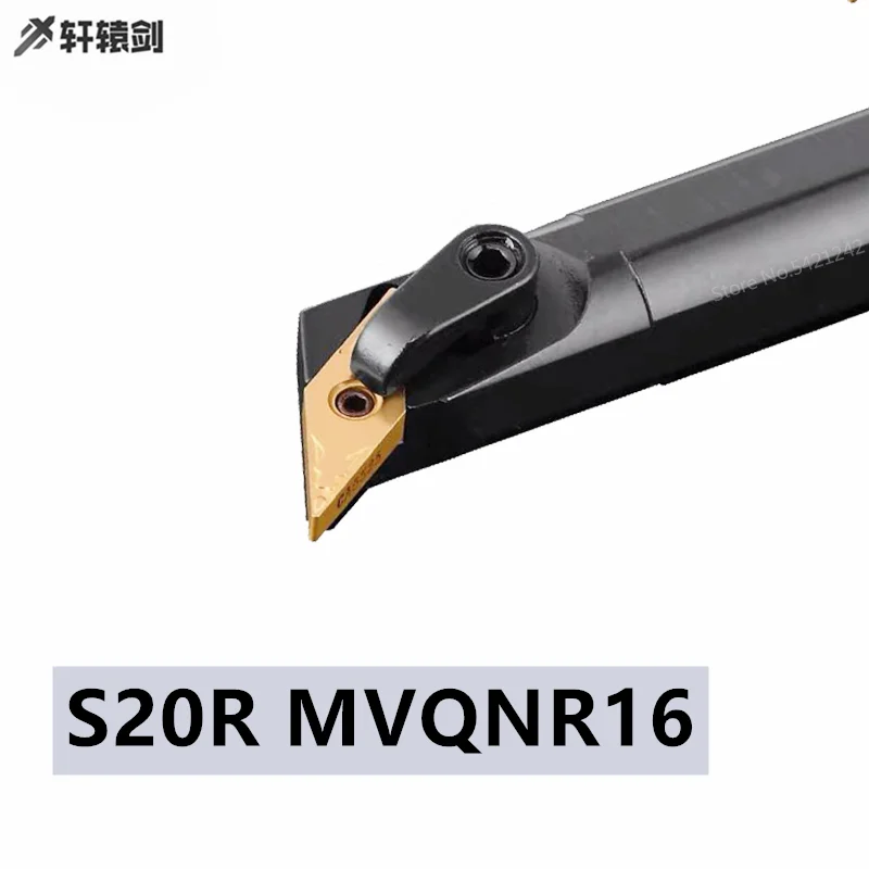 

1 шт. S20R-MVQNR16 токарный станок с ЧПУ Режущий инструмент MVQNR MVQNL стержень-образный внутренний токарный инструмент держатель для внмг твердосплавные вставки