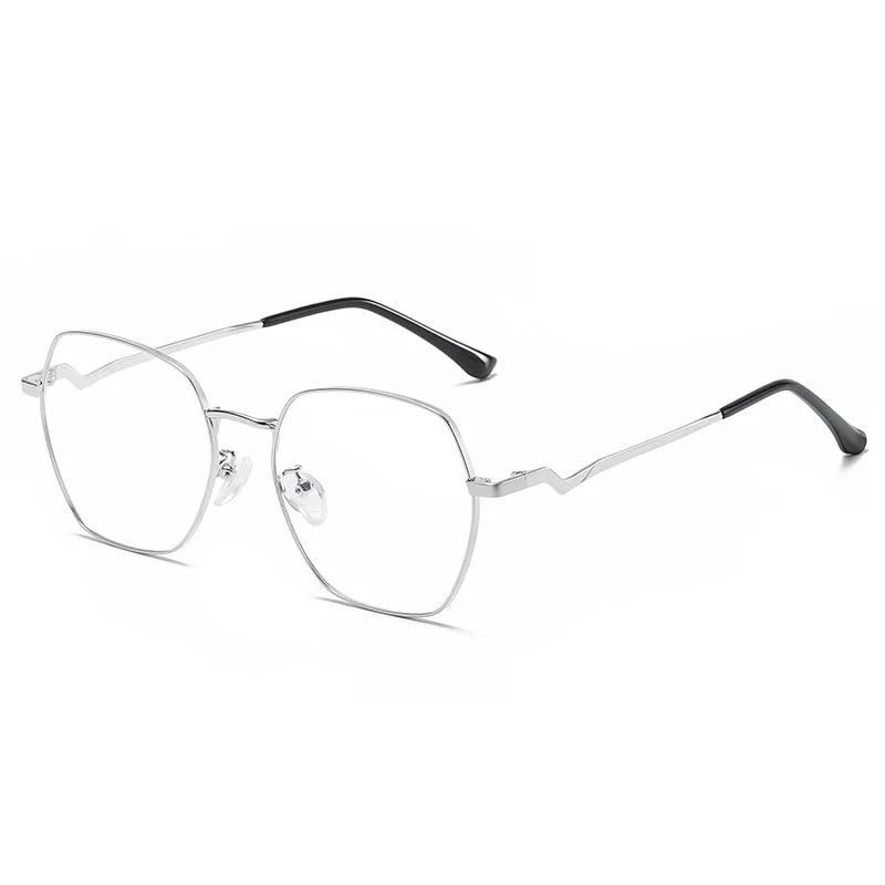 1910 Irregular Eyewear Fashion Metal Frame Glasses For Women Full Rim Myopia Spectacles Hot Selling