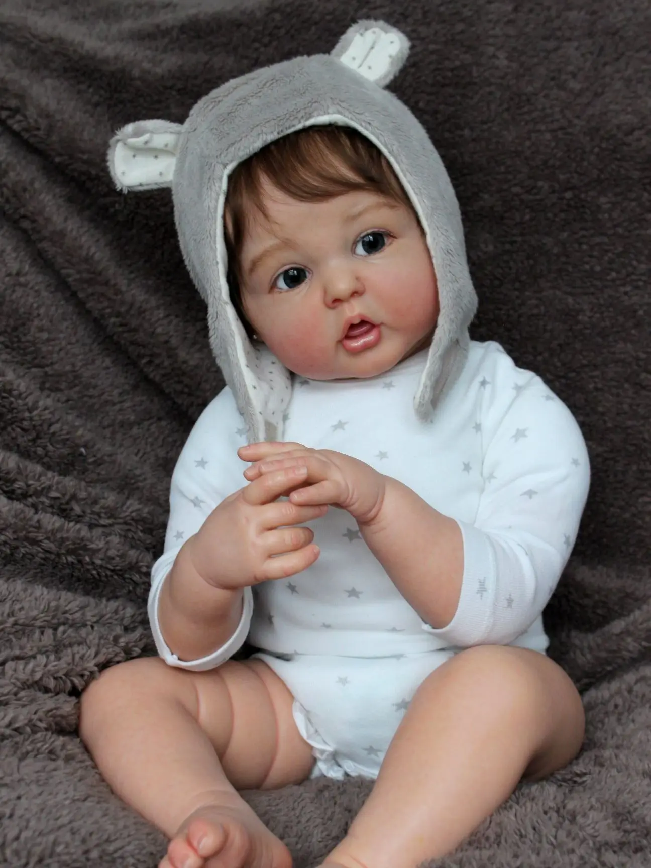 24 Inch Reborn Baby Accessoires DIY Erin Blank Kit 60 CM Prinses Peuter Frisse Kleur Soft Touch Onvoltooide Pop deel