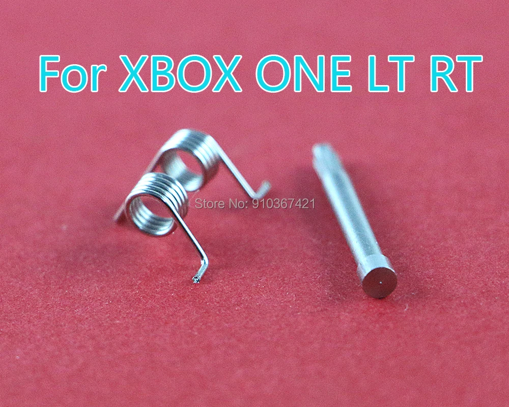 100sets/lot Replacement LT RT button Spring Support Bar Metal Holder for Xbox One Controller Repair Part Springs