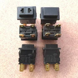 1PCS Original new British ARCOLECTRIC square self-locking button switch 4 pin 16A vacuum cleaner power button switch