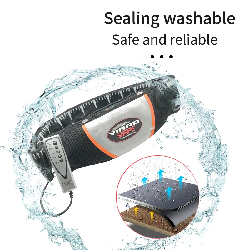 Electric Vibrating Massager Waist Trimmer Slimming Heating Belt Fat Burning Weight Loss for Belly Abdomen Leg Massage