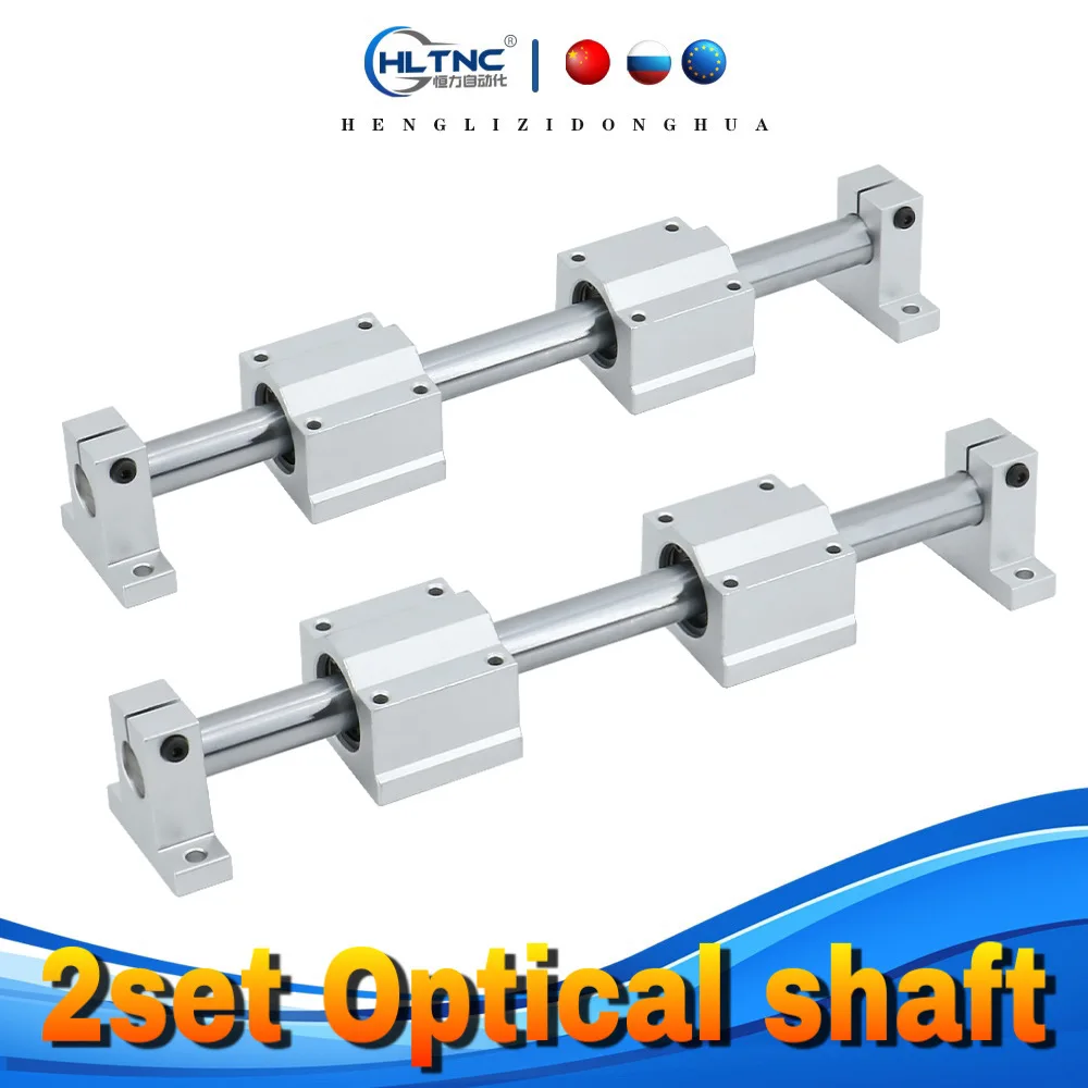 

Вертикальный линейный вал 2 шт., детали для 3d принтера, 8 мм, 200 мм, 300 мм, 400 мм, цилиндрические хромированные лайнеры, Линейный шарикоподшипник SC8UU