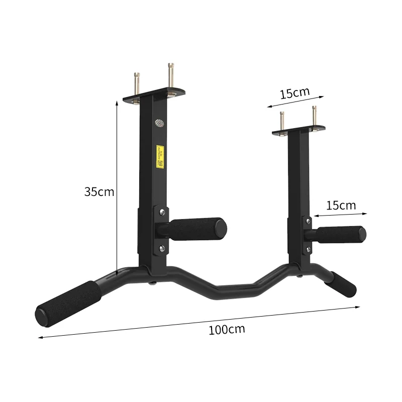 Fitness Wall Mounted Pull Up Bar Home Heavy Duty Chin Up Bar Indoor Strength Training Equipment Horizontal Bar Bearing 300kg