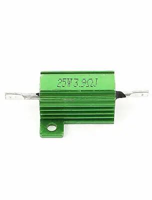 5 Pcs Green Heatsink Aluminum Housed 25Watt 3.9Ohm Wirewound Resistors