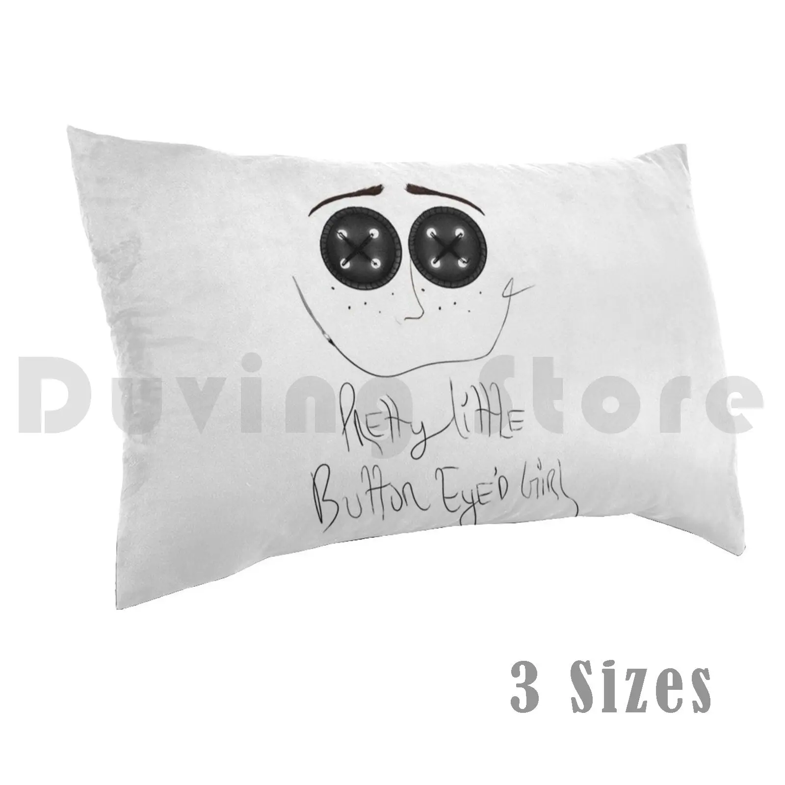 עין כפתור קטנה די יפה '''Coraline הדפס כרית מודפס 50 x75 קורלין