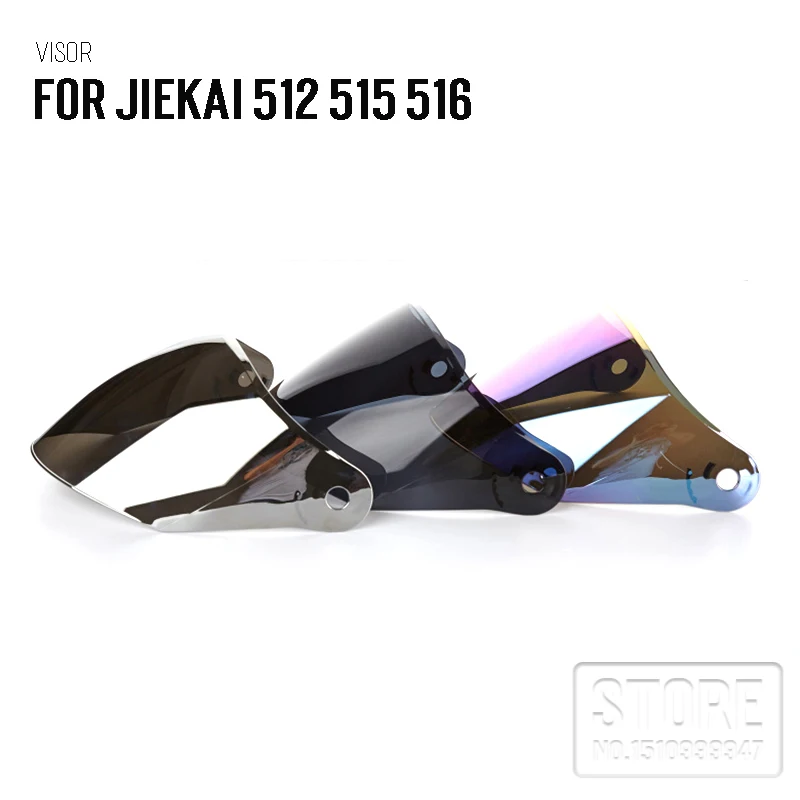 

Motorcycle 3/4 Half Helmets VISOR Sunglasses Dust mirror FOR JIEKAI 515 512 516 SLIVER KOCHA MULTICOLOR CHOOSE