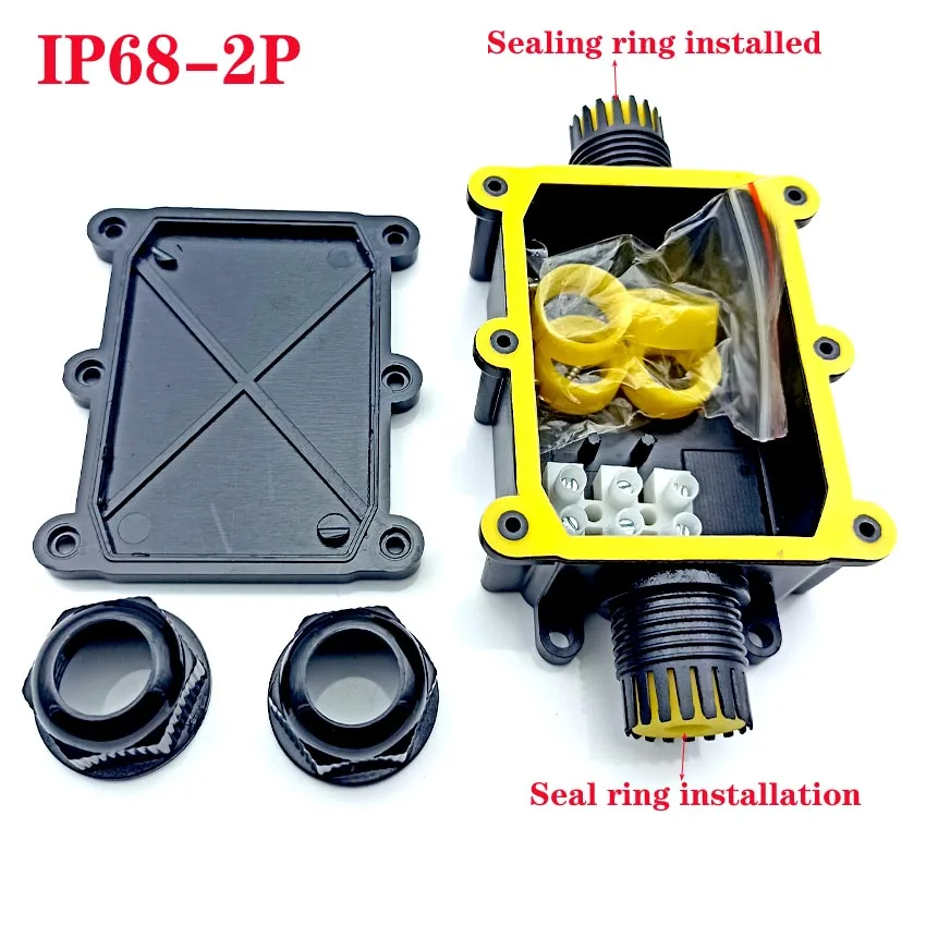 2/3Way IP68 Outdoor Waterdichte Kabel Connector Junction Box Met Terminal 450V