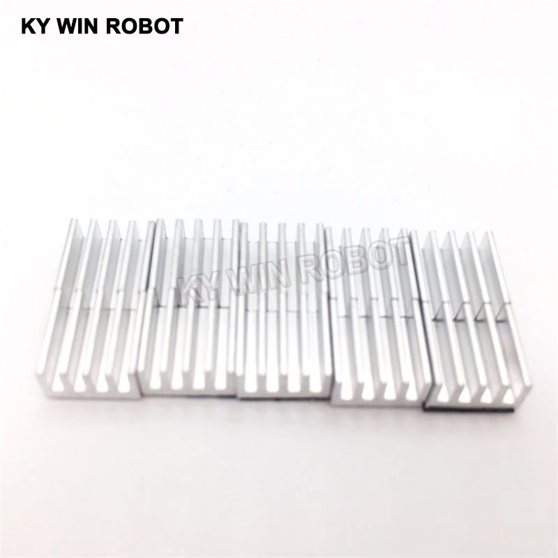 10PCS Stepper Driver A4988 Heatsink Aluminum Silver Heat Sink with Adhesive