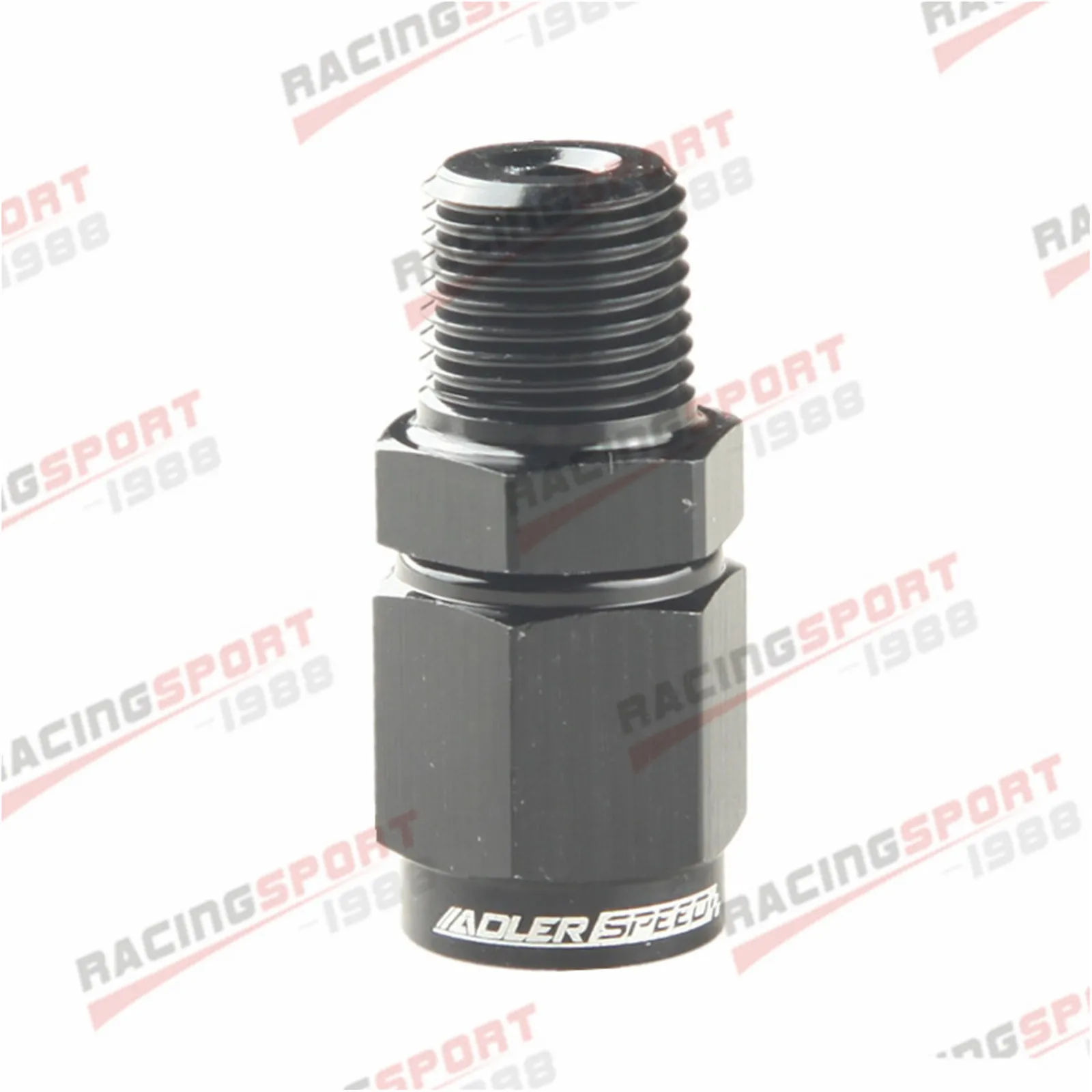 새로운 스트레이트 AN3 암-1/8" NPT 수 어댑터 알루미늄 합금 피팅 블루/블랙