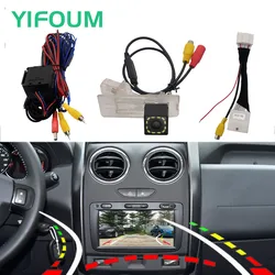 Cámara de marcha atrás de visión trasera de coche, ojo de pez, trayectoria dinámica, HD, 2009-2019 Duster Renault Dacia, pantalla Original de fábrica