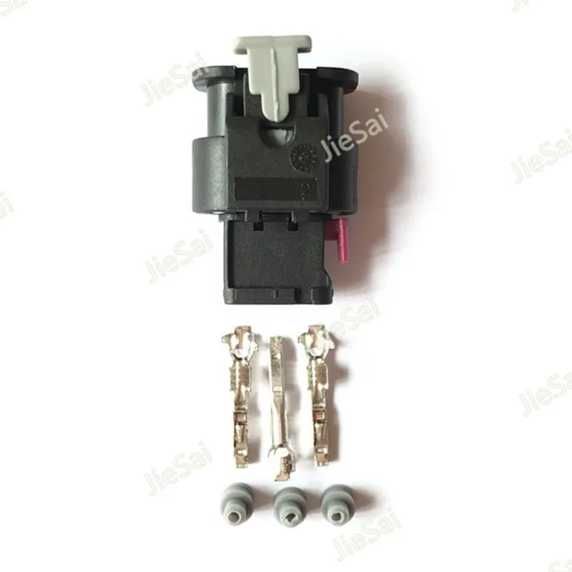 Tyco AMP 3 Pin Waterproof Auto Wire Connector 1718653-1 / 4F0 973 703A / 2-1718652-3 Reversing Radar Plug For VW Audi