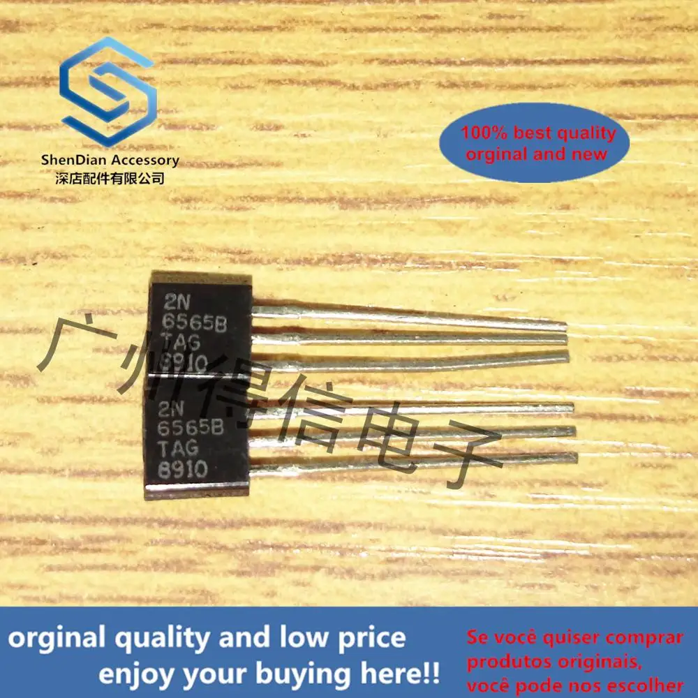 10 paires 100% original nouveau 2N6565 6565 TO-92 photo réelle