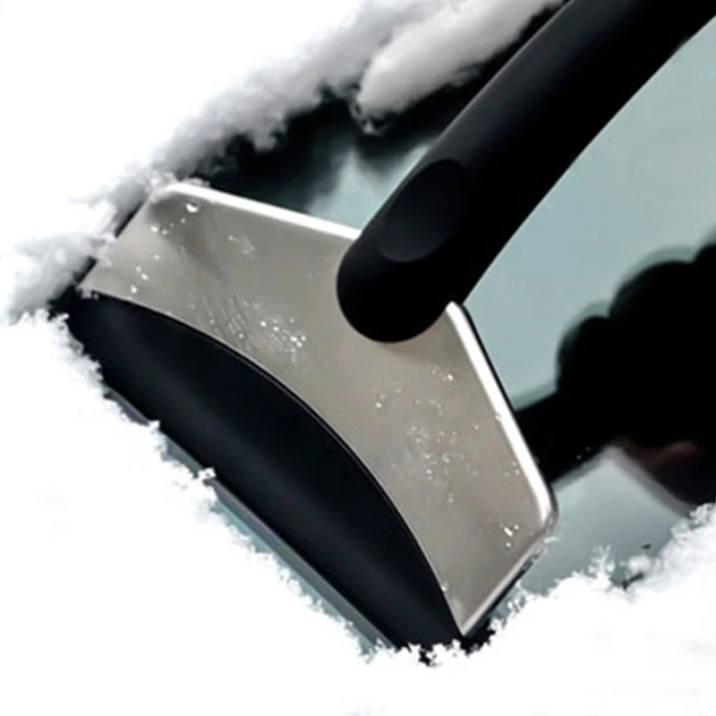 Pelle à neige en acier inoxydable pour voiture, déneigement, outils multifonctions, accessoires automobiles, pièces automobiles