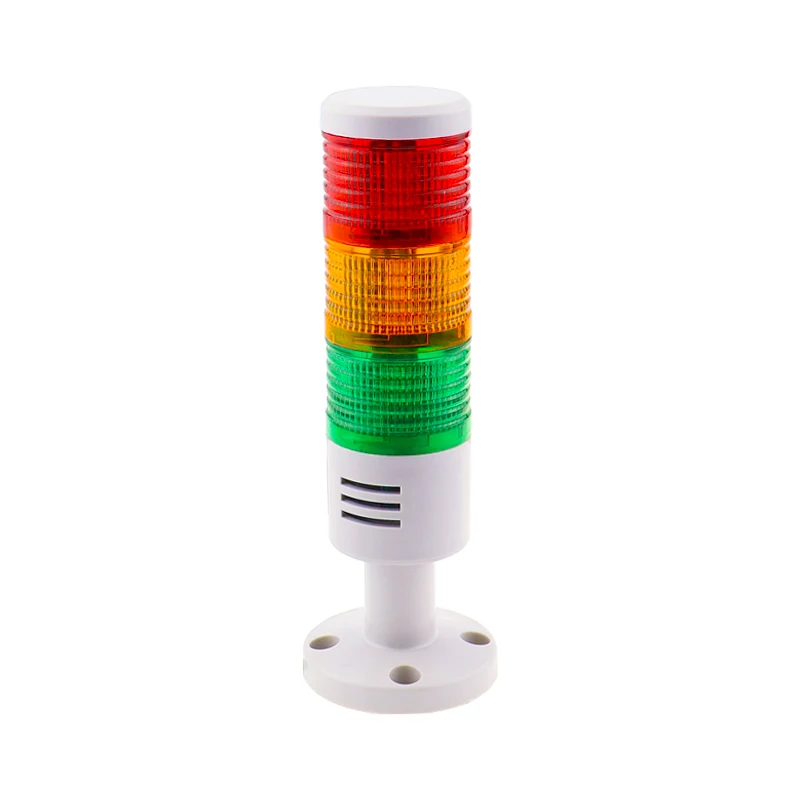 With sound New multifunctional rotary industrial signal tower warning light alarm device 12V 24 V 110 V 220 v 1 ~ 5 optional