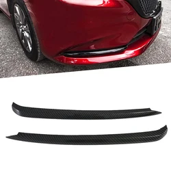 Car Front Fog light Eyebrow Trim Sticker Garnish Decoration Strips Car Styling For Mazda 6 Atenza 6 2019 2020 2021 Accessories