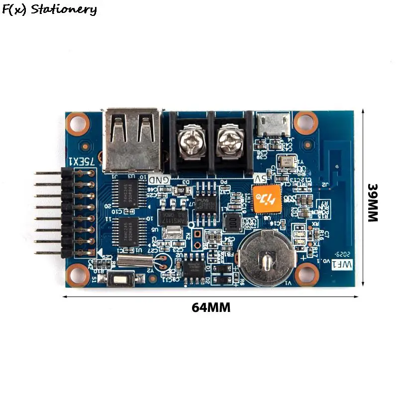 Module de contrôleur WF1 polychrome, panneau numérique de matrice Led P3 P4 P5 P10