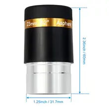 Wide Angle Telescope Eyepieces 4 10 23mm #5