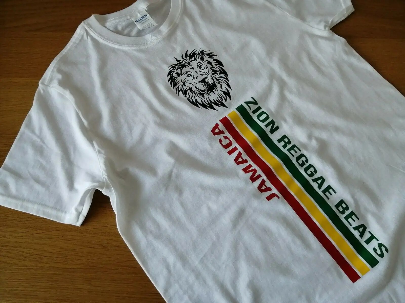 Jamaica Reggae Rasta Rastafari T-Shirt. Summer Cotton Short Sleeve O-Neck Mens T Shirt New S-3XL