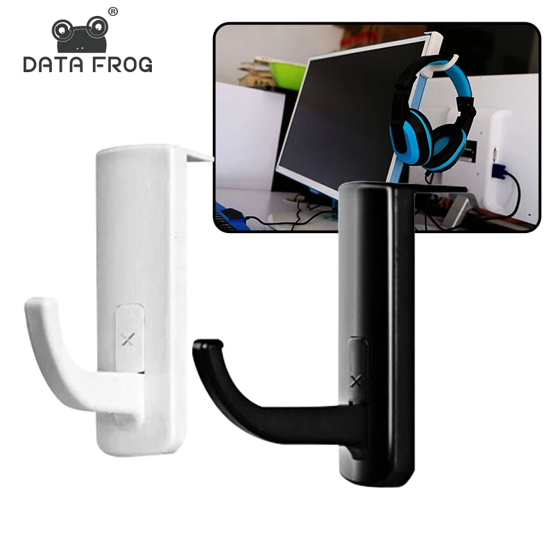 DATA FROG Headphone Stand Hanger Gaming Earphone Hook Headset Base PC Monitor Holder Accessories Suitable For All Earset