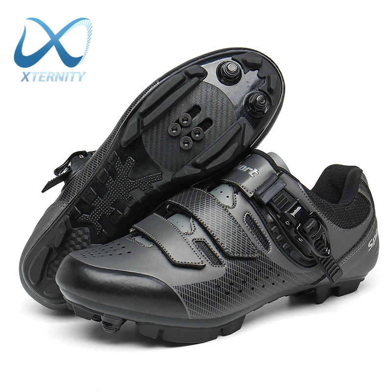 

New Large Size Anti-Collision Cycling Shoes MTB Professional Racing Road Bike SPD Cleat Shoes Self-Locking Bicycle Sneakers Men