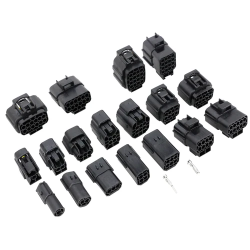 Imagen 2 del producto Juego de conectores eléctricos impermeables para coche, conector con Sensor de oxígeno, 1,8mm, 1/2/3/4/6/8/10/12/16 Pines, 5 Juegos
