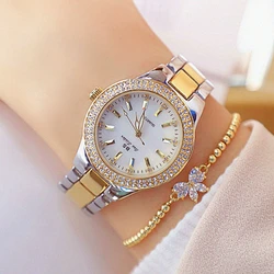 Fashion Luxury Women Watches Diamond Ladies Quartz Wristwatches Stainless steel Gold Silver Clock Female Watch relogio feminino