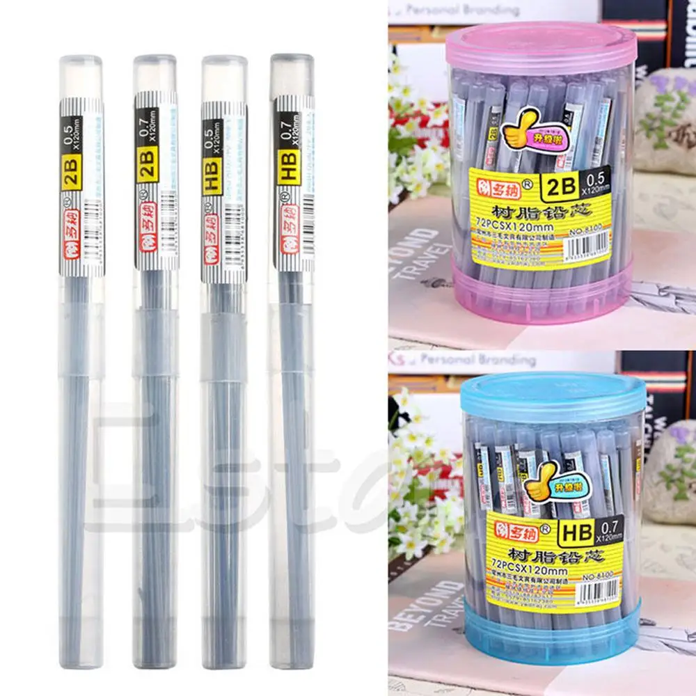 Neue Stil HB Führen ein Refill Rohr 0,7mm Automatische Bleistift Blei
