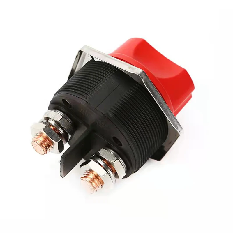 Interruttore batteria, interruttore principale di interruzione dell'alimentazione della batteria 12-48 V sezionatore di disconnessione per auto, veicolo, camper e barca (On/Off)