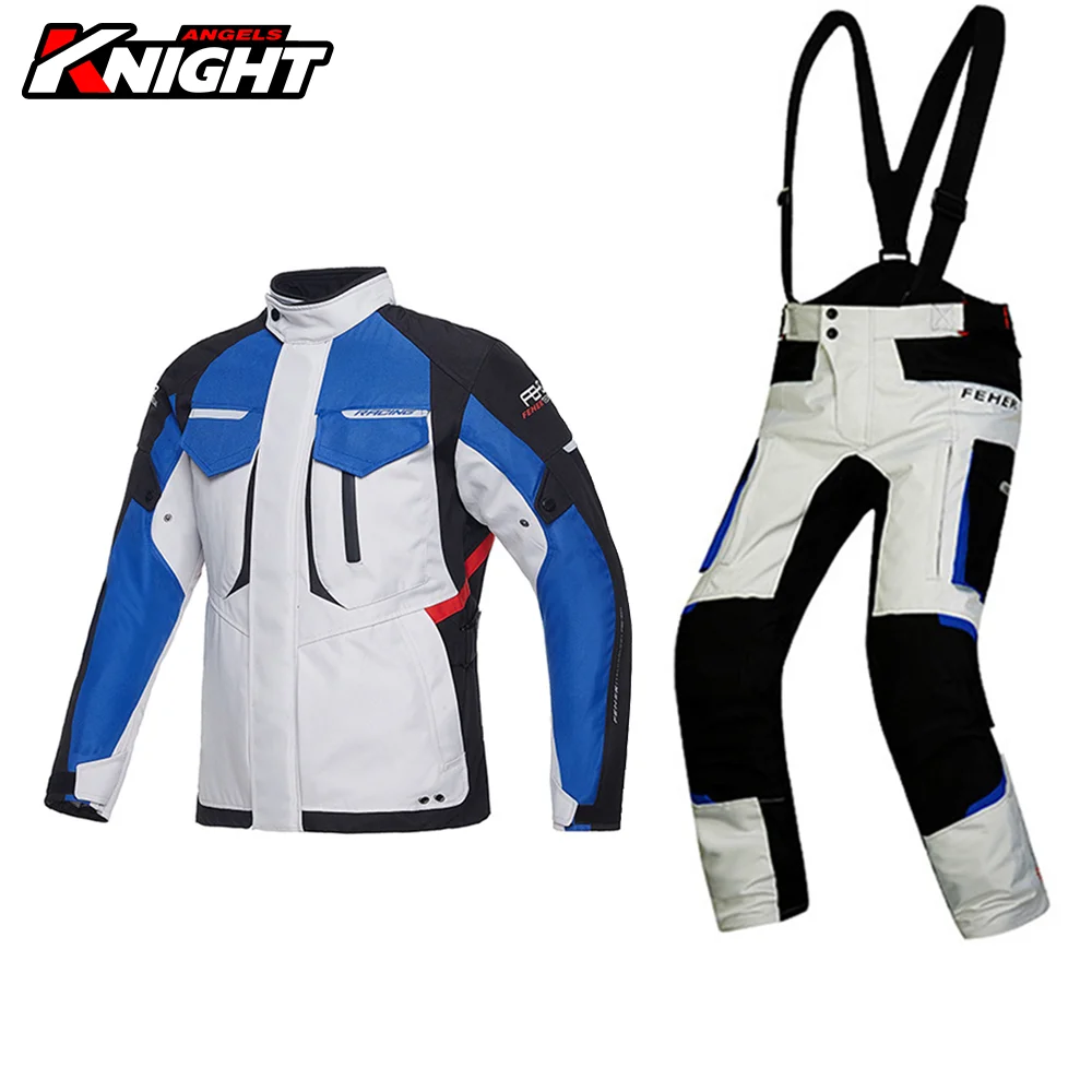 

Racing Jacket Motocross Men Motorcycle Jacket Reflective Motorcycle Rally Suit Waterproof Anti-fall Protection Moto Jacket