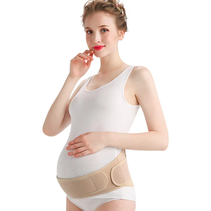 Maternity Pregnancy Antenatal Bandage Spuc Belt Pregnant Woman\'s Stomach Lift Belt Breathable Abdominal Belt Women