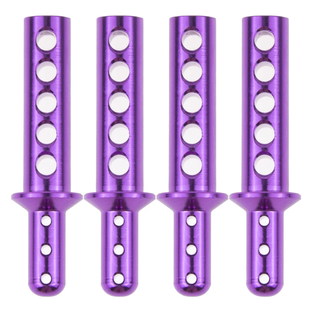 Aluminum Body Post Mounts 4Pcs/Set For HSP 1/10 RC Car 108037 108837 188037 188837 On Road Drift XSTR 94123 94102 94122 Redcat