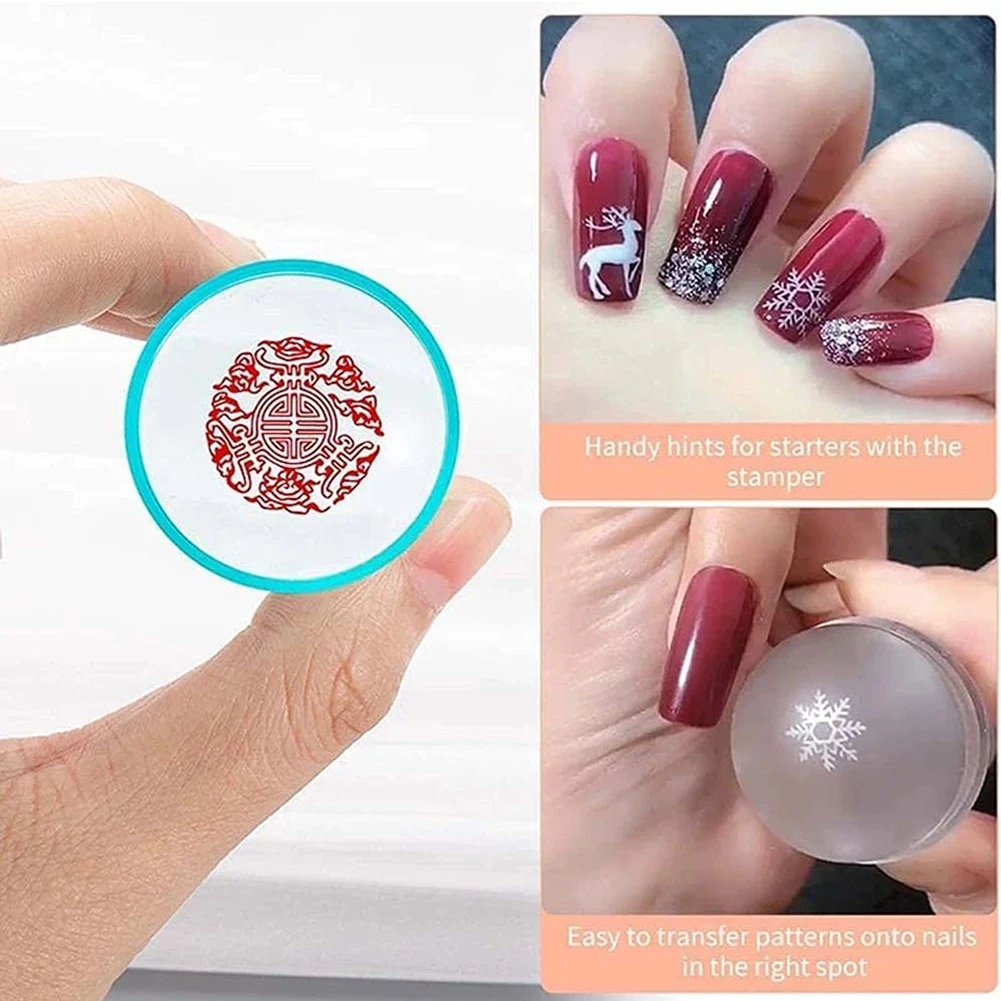 

3,8 см искусство ногтей фотообои с крышкой Diy Печатный инструмент