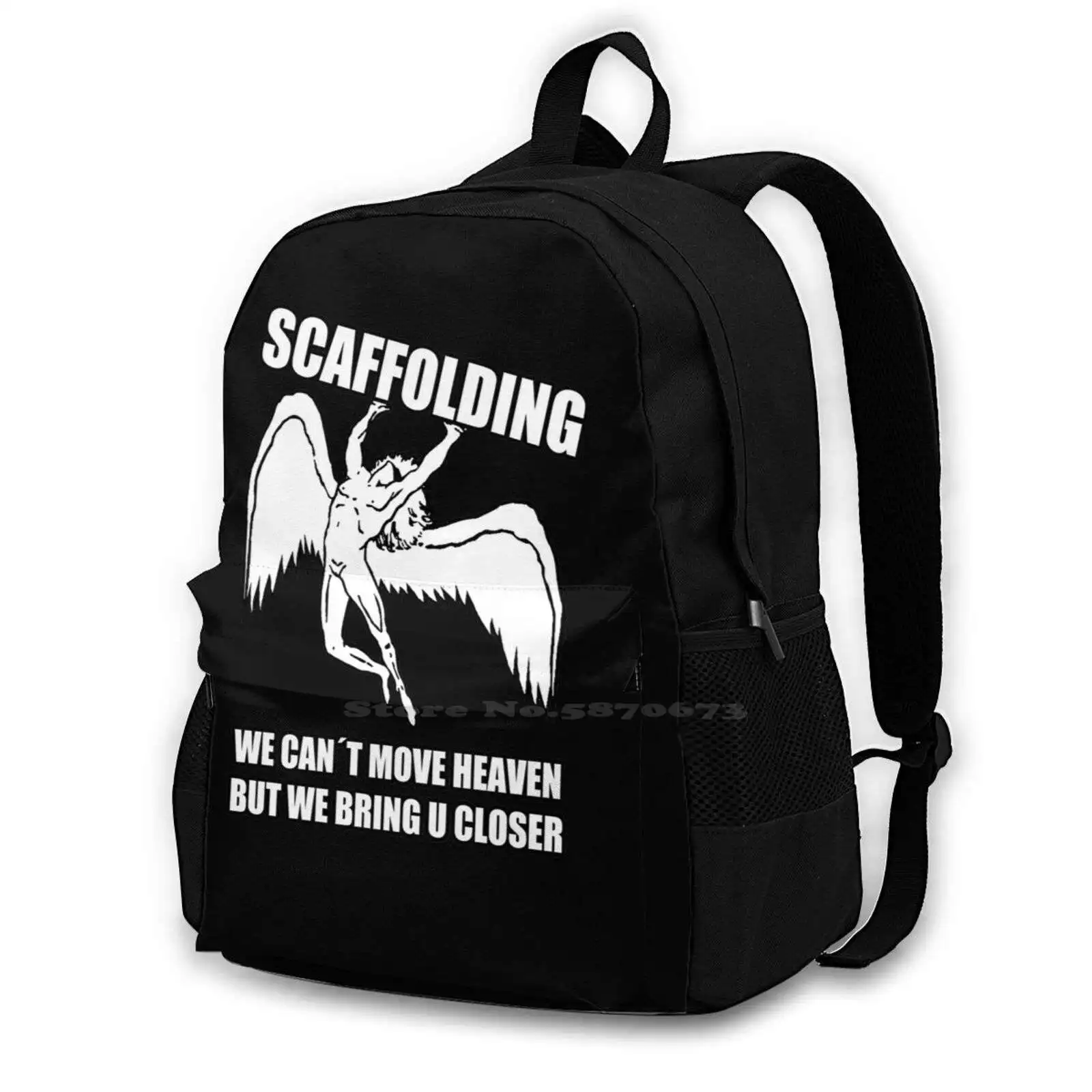 

Scaffolders Can Not Move Heaven ; 3d Print Design Backpack Casual Bag Scaffolding Framework Gerüster Scaffolding Master