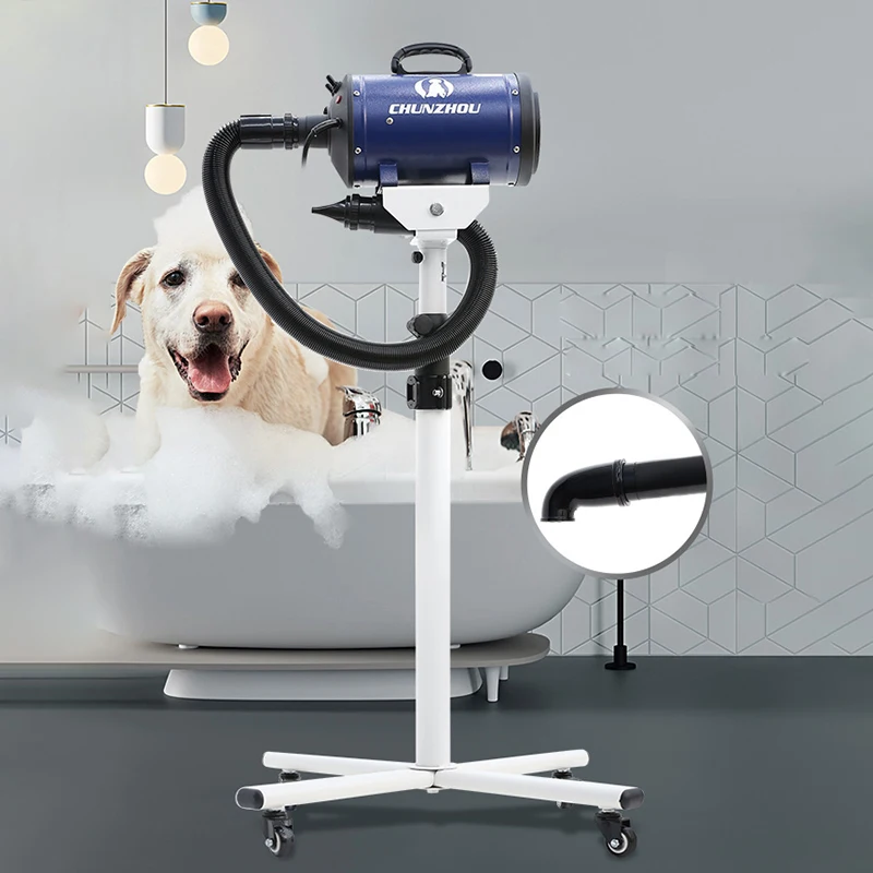 2200W Pet Dryer Holder Rack Sets Cat Dog Hair Grooming Blower 220V 110V  Motors Secador Asciugatrice Suszarka Professional Plug