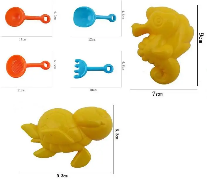 Formy narzędzia zabawki dla dzieci zabawka dla dziecka plaże plastikowe plaża piasek narzędzie do zabawy z łopatą kostium kąpielowy przenośne zabawne prezenty dla dzieci 2021