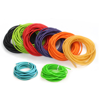 Outdoor Resistance Bands Natural Latex Rubber Tube 1745/2050/3050/3060  Stretch Elastic Slingshot Replacement Band 5 Color