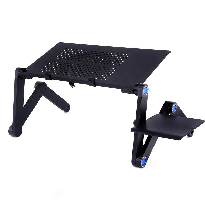 Stojak na laptopa Przenośny stolik pod komputer przenośny Składany PC Sofa z funkcją spania Biurko Escritorio Regulowana ergonomiczna półka ze stopu aluminium — zdjęcie 2