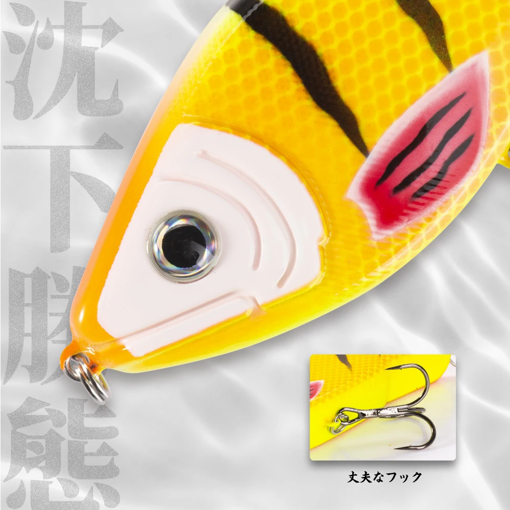 Hunthouse Jerkbait LW518 Señuelo Hundimiento Lento para Lucio y Lubina - imagen 3