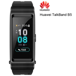 Original Huawei TalkBand B5 Talk Band B5 width Bluetooth Smart Bracelet Sports Wristbands Touch AMOLED Screen Call Earphone Band