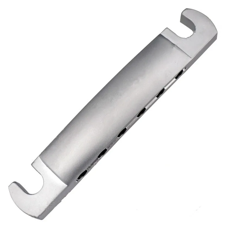 Ein Satz mit 6 Saitenhaltern für E-Gitarren-Zubehörteile, Sandy Silver Musikinstrument – Detail 3