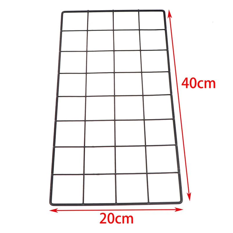 Modern Home Wall Decoration Iron Grid Nordic Art Photo Displaying Frame Party Metal Shelf Mesh Postcards DIY Racks